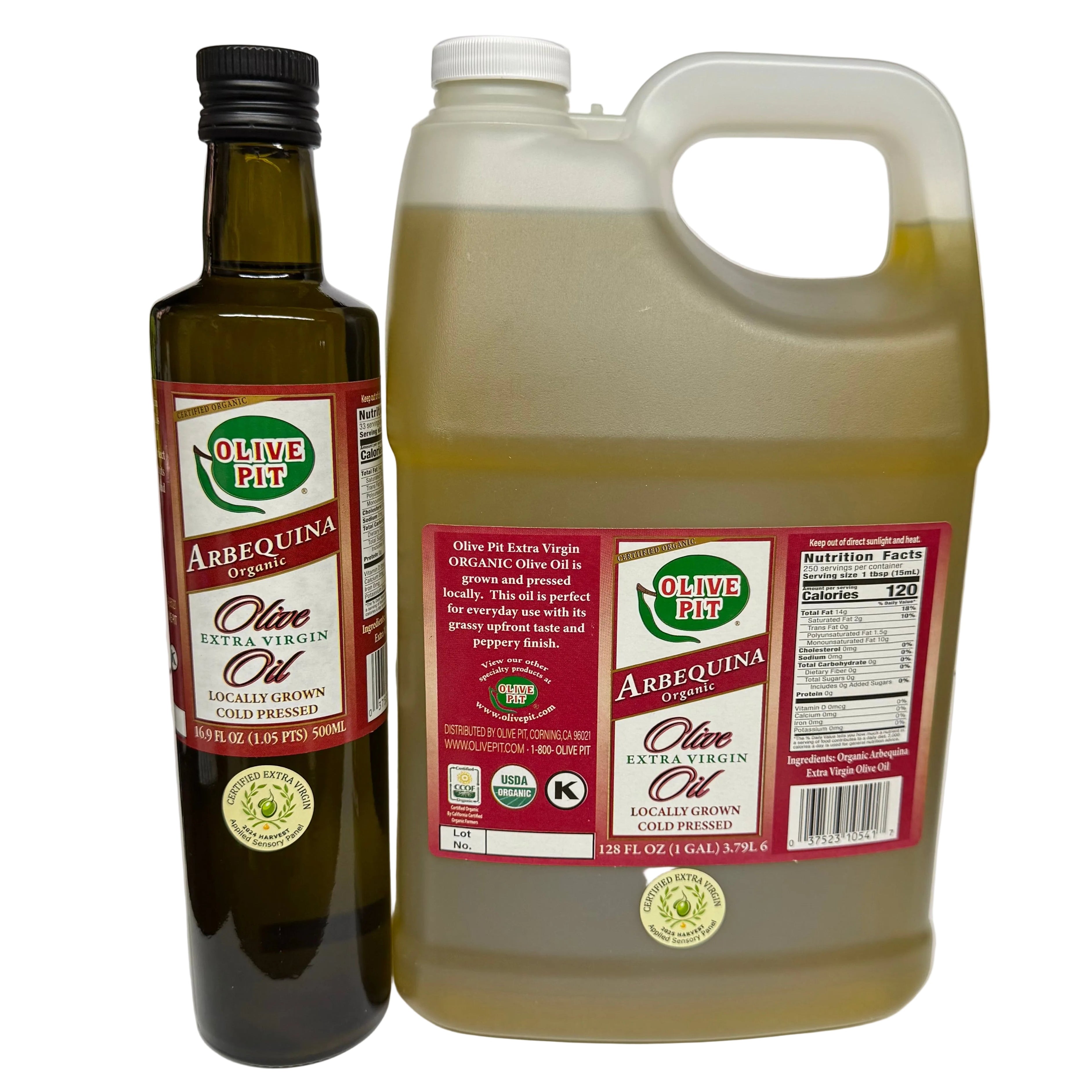 Olive Pit Organic Arbequina - Local 1st Cold Pressed Extra Virgin