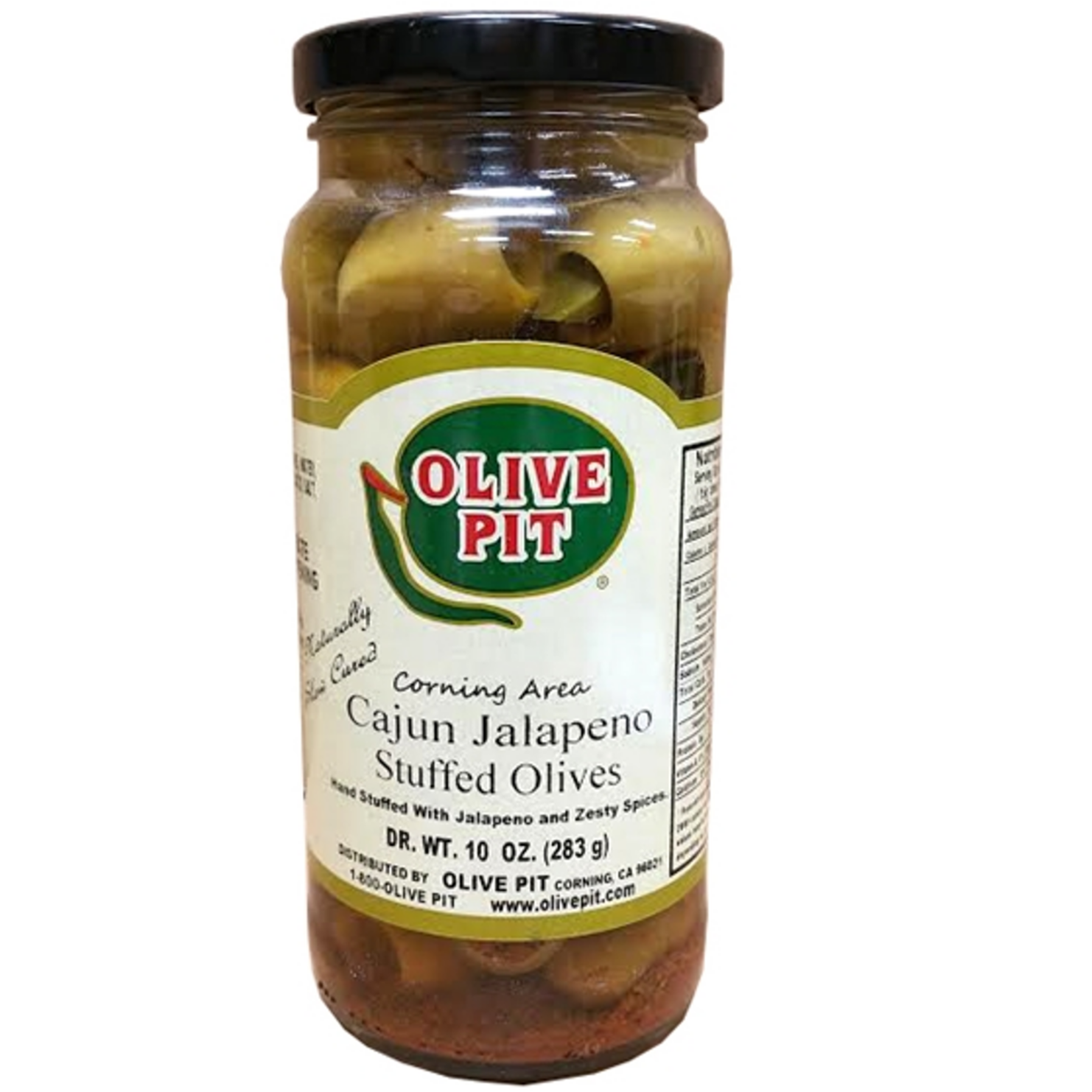 Olive Pit Cajun Jalapeno Stuffed Olives - Slow Cured