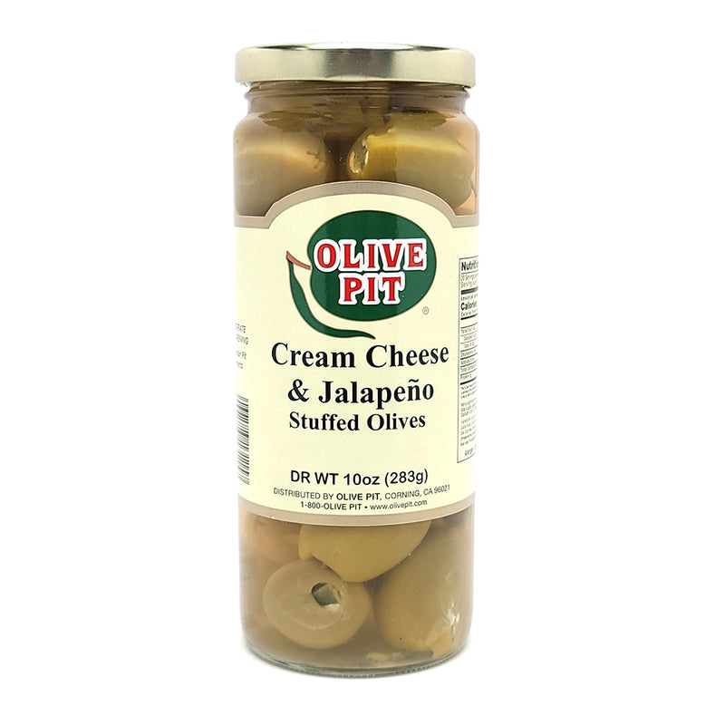 Cream Cheese & Jalapeño Stuffed Olives