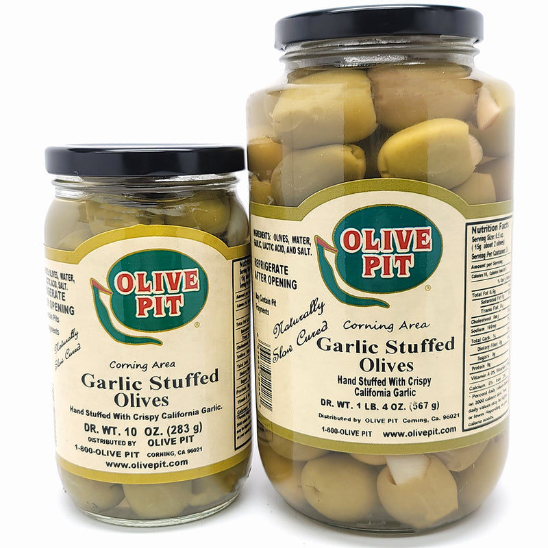 Garlic Stuffed Olives - Slow Cured