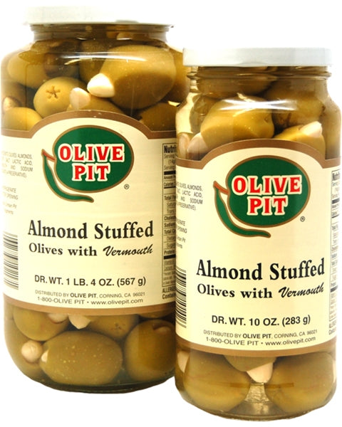 Olive Pit Almond Stuffed with Vermouth