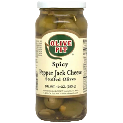 Olive Pit Pepper Jack Cheese Stuffed Spicy Olives