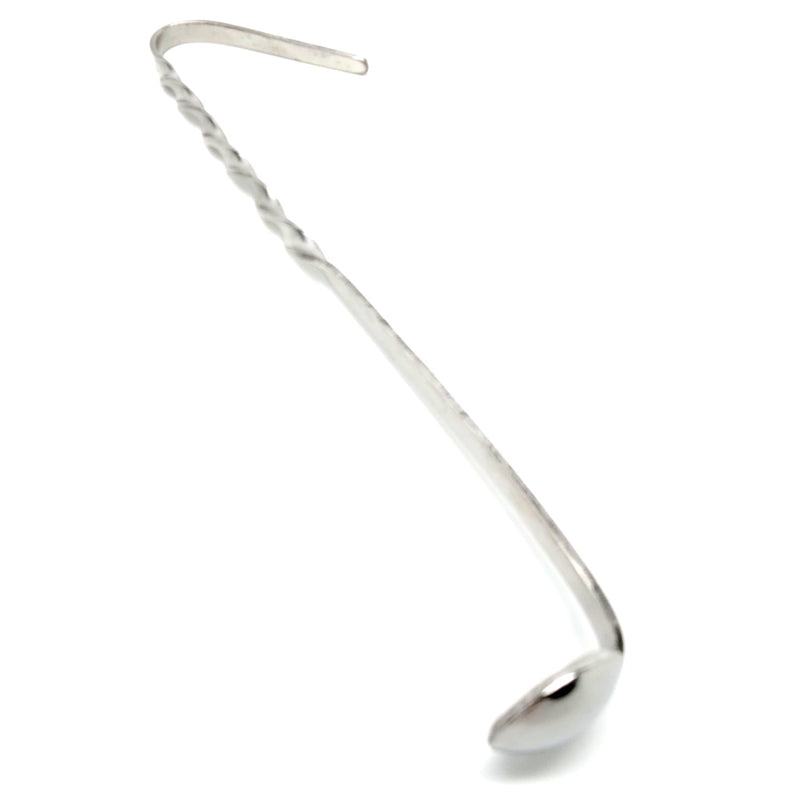 Olive Serving Spoon - Twisted Stainless Steel