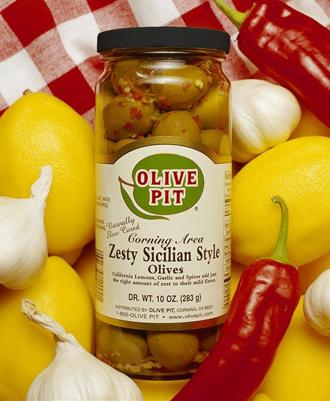 Olive Pit Zesty Sicilian Olives