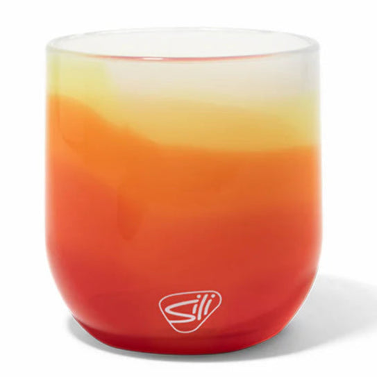 Olive Pit Logo Silipint Wine Glasses