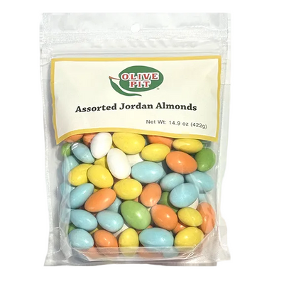 Olive Pit Pastel Jordan Almonds display picture 3