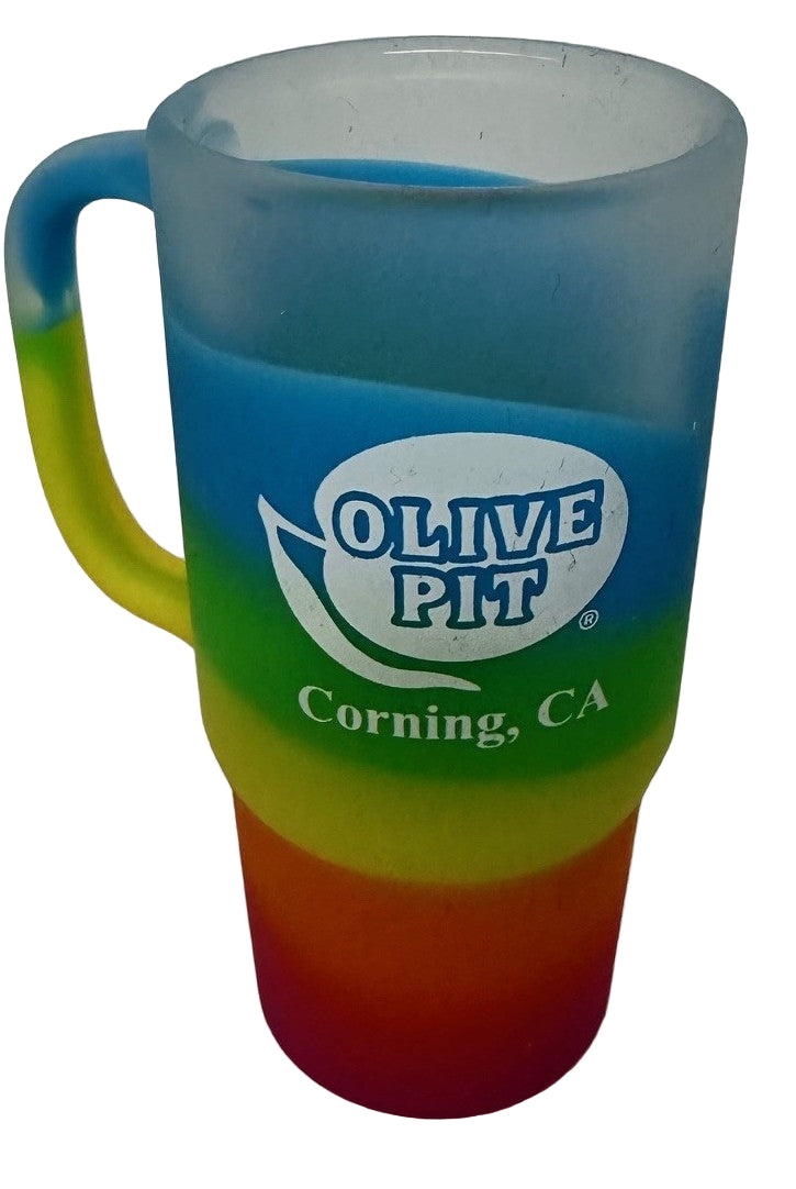 Olive Pit Logo Silipint Shumbler Shot Glass