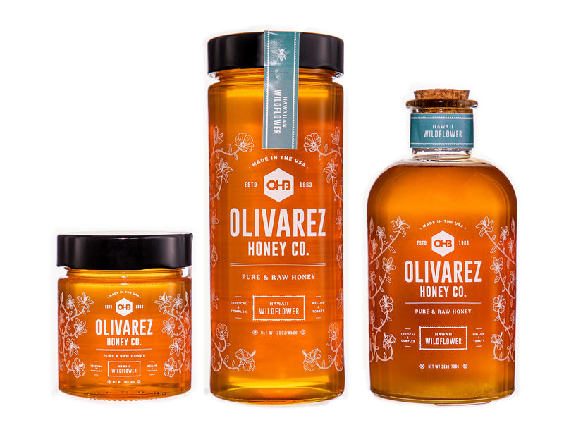 OHB Olivarez Honey Co - Hawaiian  Wildflower Honey