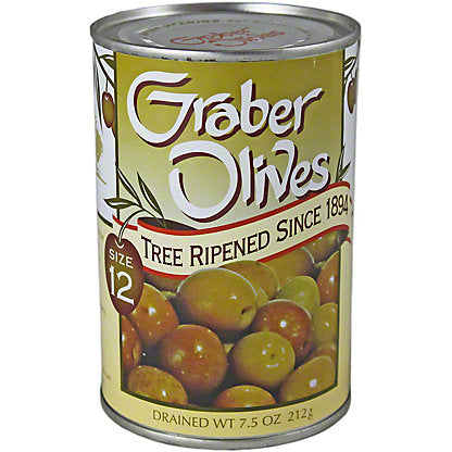 Graber Green Ripe Olives