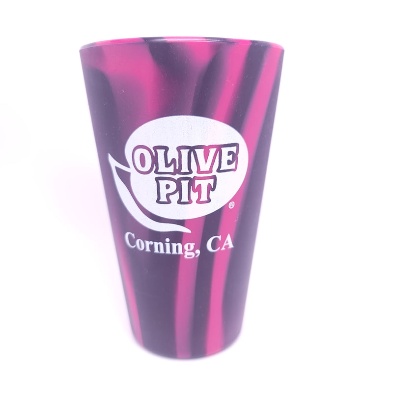 Olive Pit Silipint Pint Glasses