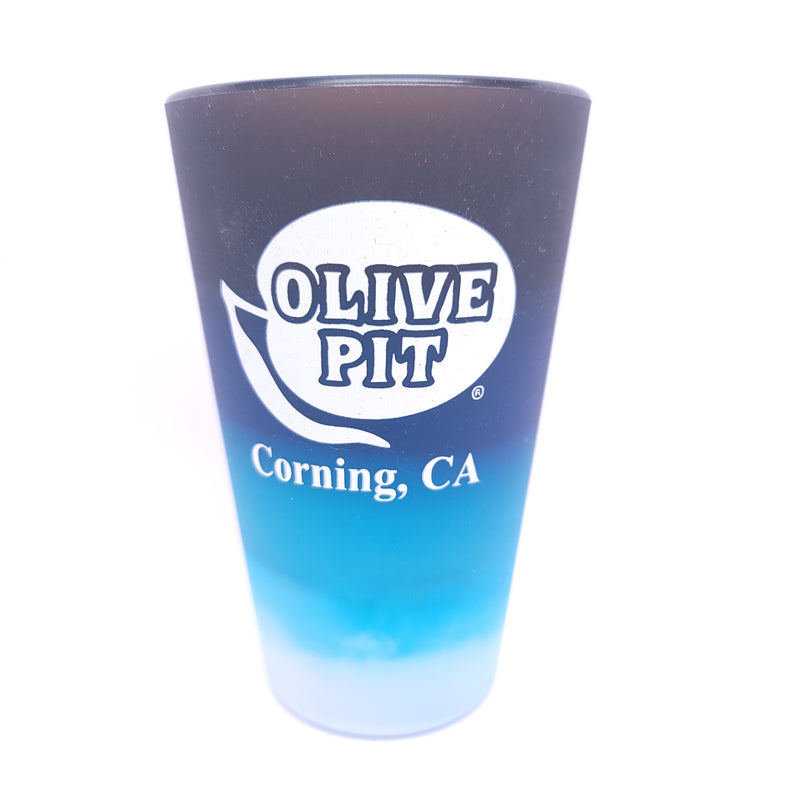 Olive Pit Silipint Pint Glasses