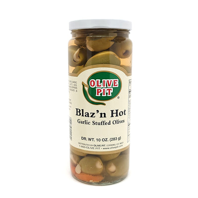 Blaz'n Hot Garlic Stuffed Olives