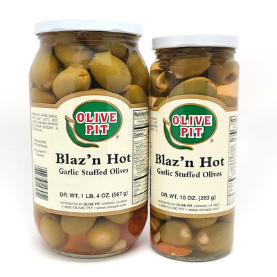 Blaz'n Hot Garlic Stuffed Olives