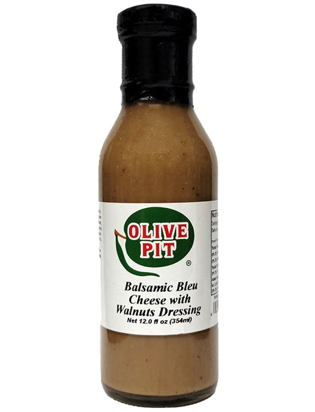 Olive Pit Balsamic Bleu Cheese with Walnut Dressing