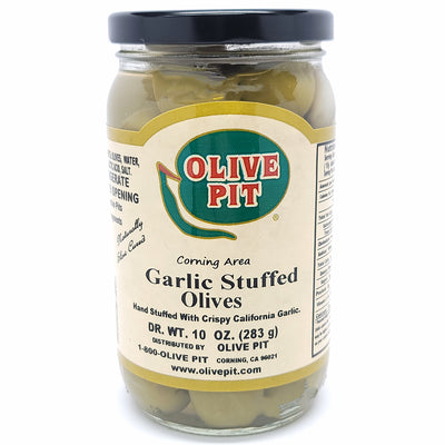 Garlic Stuffed Olives - Slow Cured