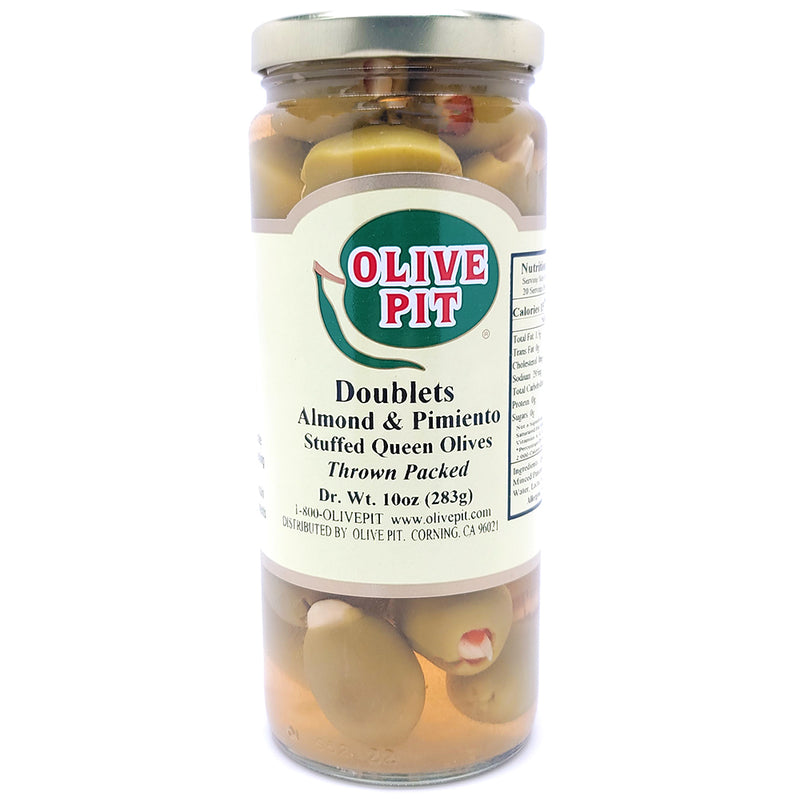 Doublet Olives - Almond & Pimiento (Thrown Packed)