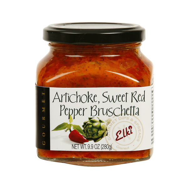 Elki Artichoke & Sweet Red Pepper Bruschetta