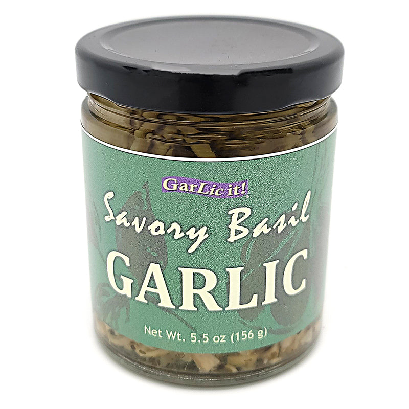 GarLic It!  Savory Basil Garlic