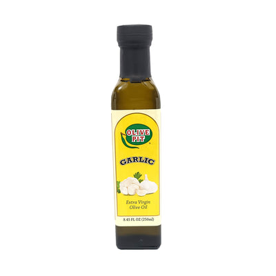 Olive Pit Garlic Flavored Olive Oil