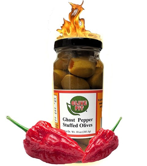 GHOST Pepper Stuffed Olives