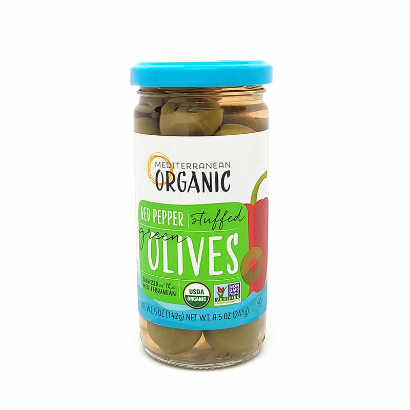 Mediterranean Organic - Red Pepper Stuffed Olives