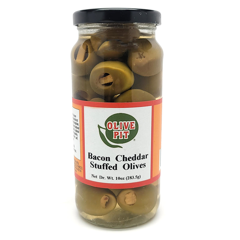 Olive Pit Bacon Cheddar Stuffed Olives