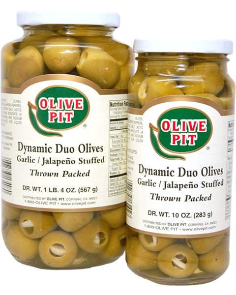 Olive Pit Green Pitted (Manz - Small)