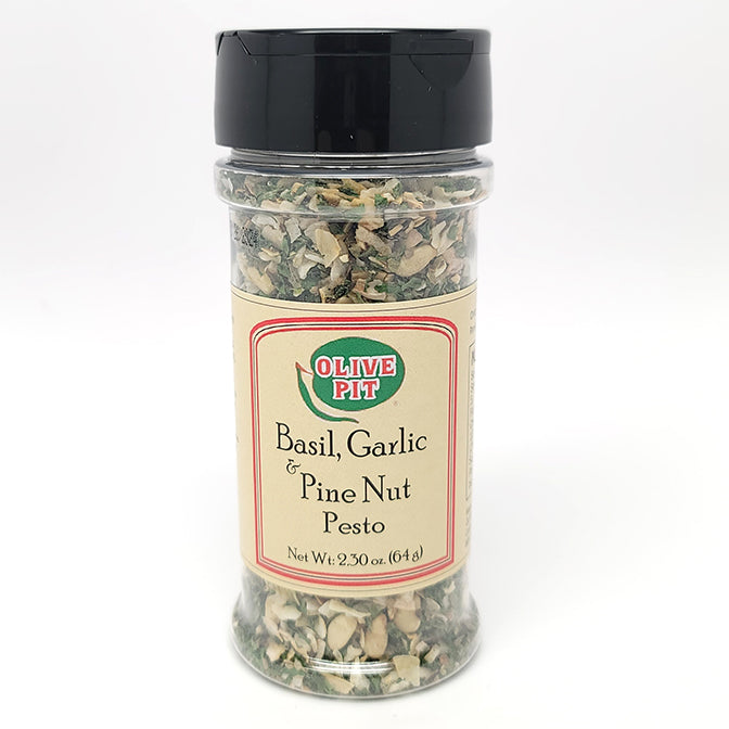 Olive Pit Basil, Garlic, & Pine Nut Seasoning