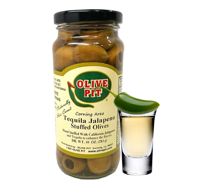 Tequila Jalapeño Stuffed Olives - Slow Cured