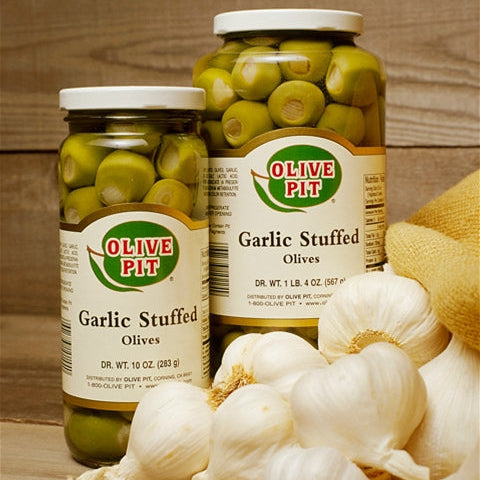 Olive Pit Garlic Stuffed Olives