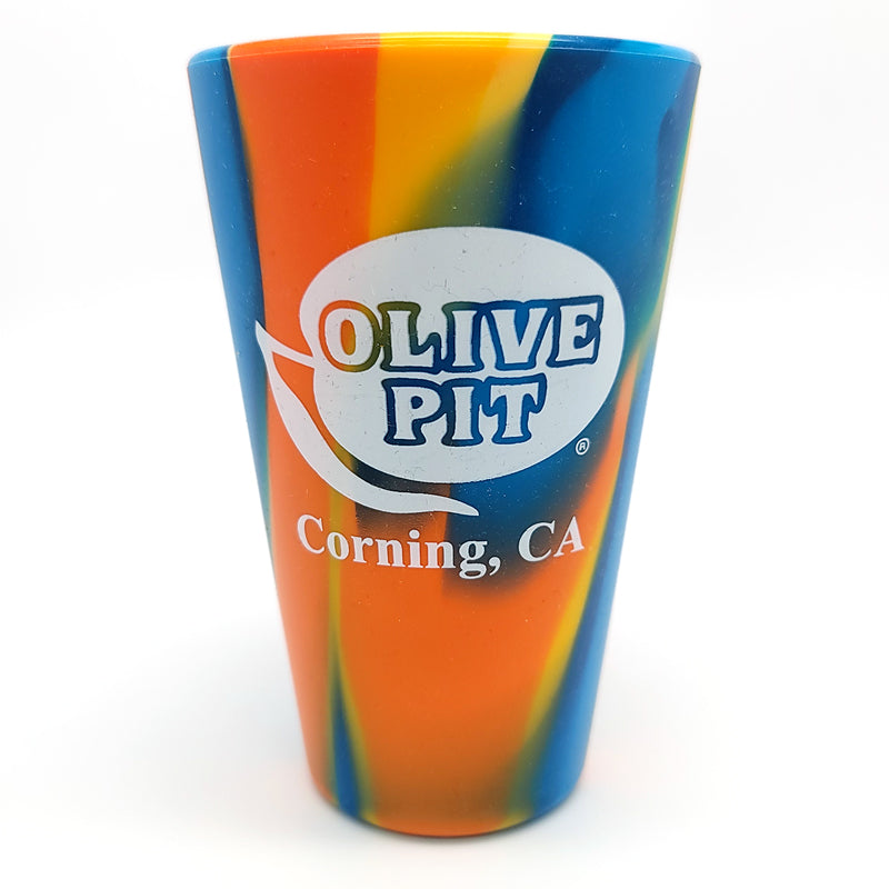 Olive Pit Silipint Pint Glasses