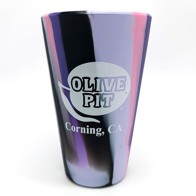 Olive Pit Silipint Pint Glasses