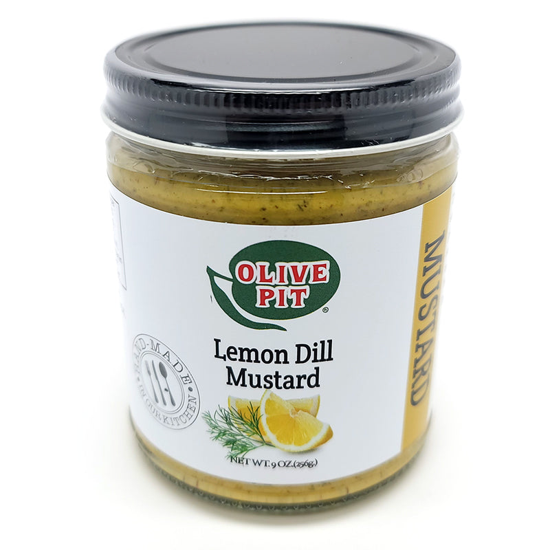 Olive Pit Lemon Dill Mustard