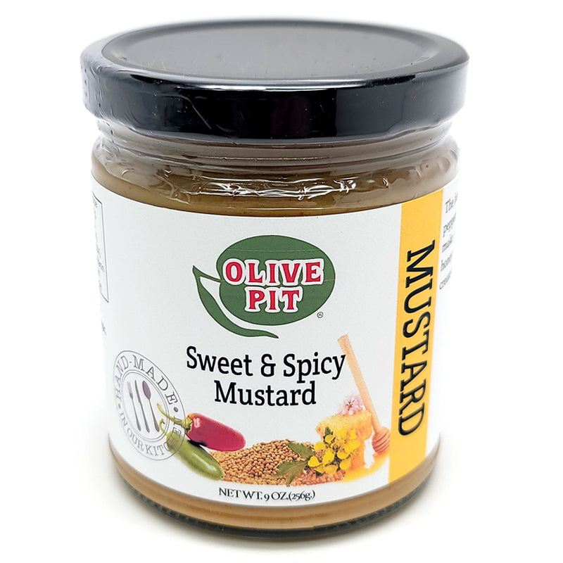 Olive Pit Sweet & Spicy Mustard