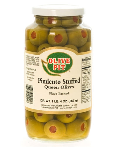 Pimiento Stuffed Placed Pack Olives (Queen-Large)