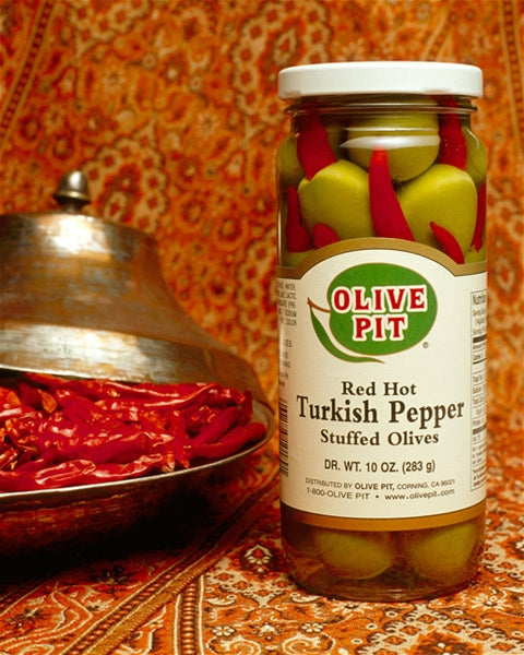 Turkish Pepper Stuffed Placed Pack Olives